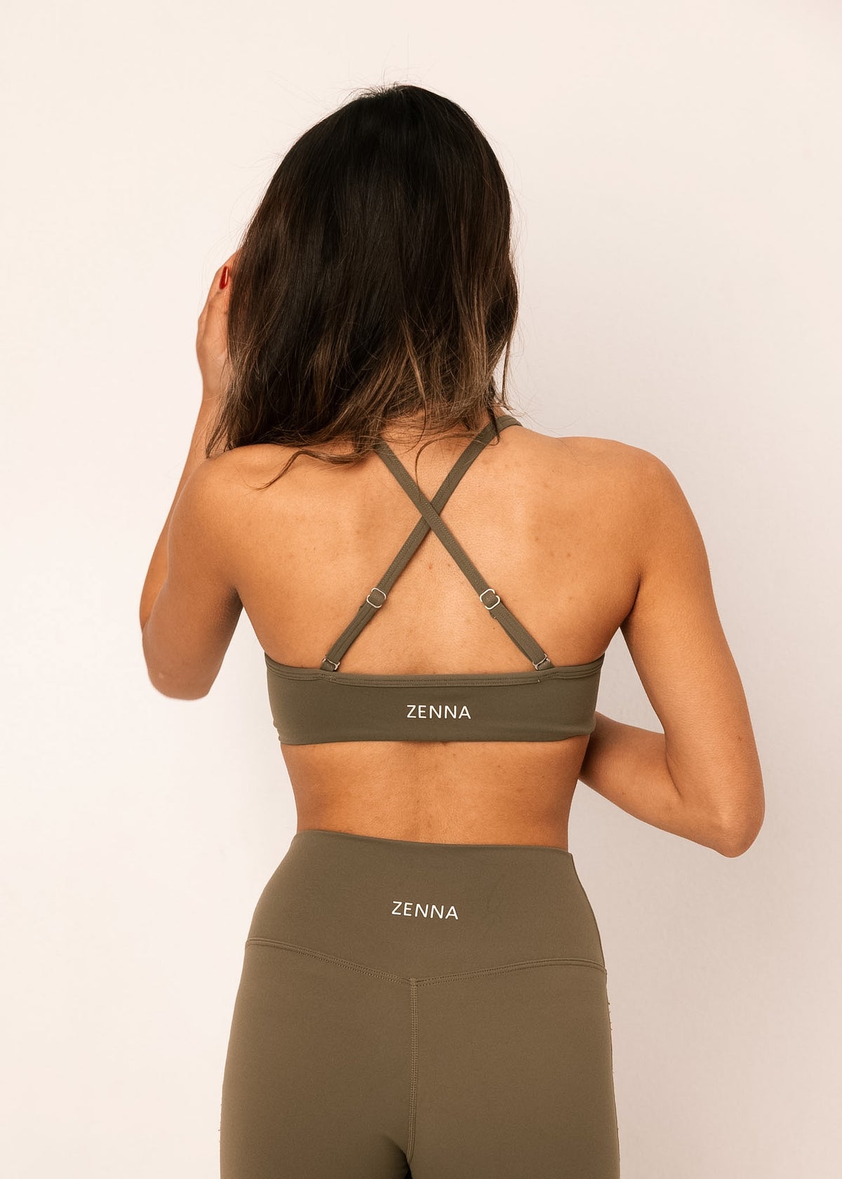 Zenna Active Dune Cross-Back sports bra – view 4